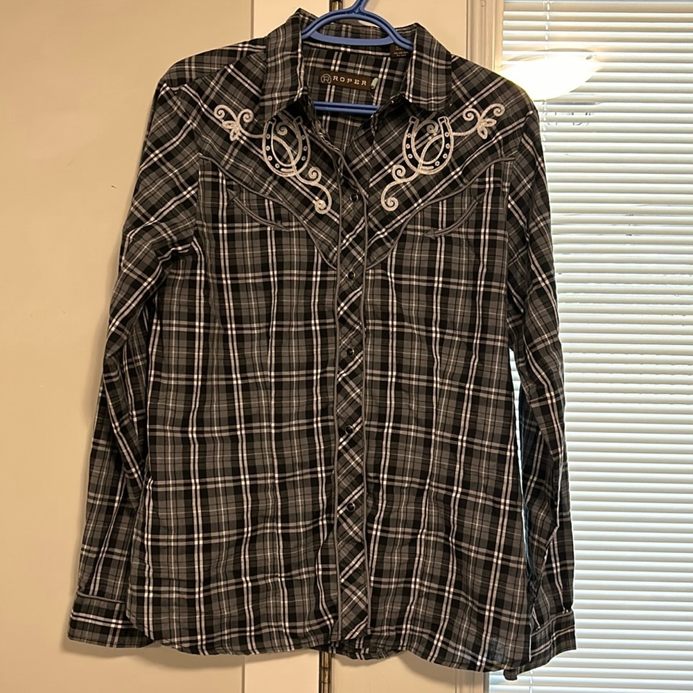 Western snap-shut shirt